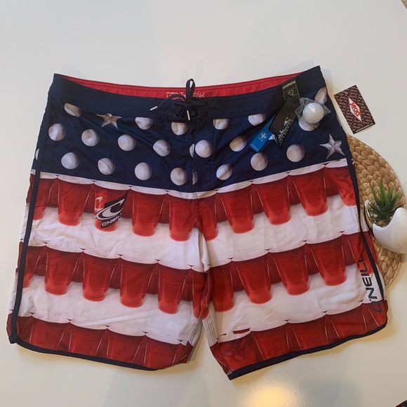O'NEILL Hyperfreak Beer Pong Swim Boardshort 42 NW - Picture 8 of 9
